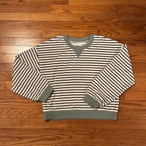 Madewell striped sweatshirt M